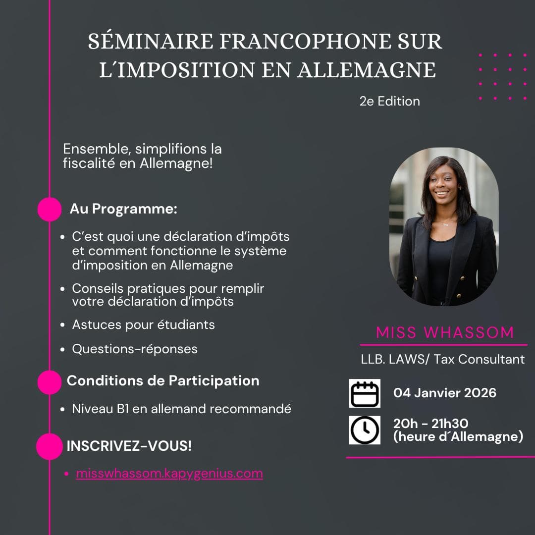 Séminaire sur l'imposition en Allemagne